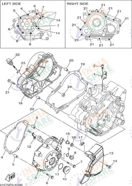 CRANKCASE COVER 1